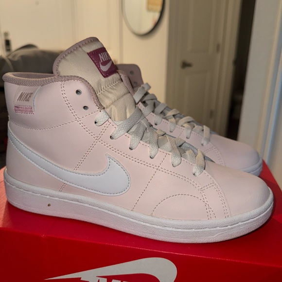 Nike Shoes - Nike Court Royale 2 Mid Light Soft Pink/White
